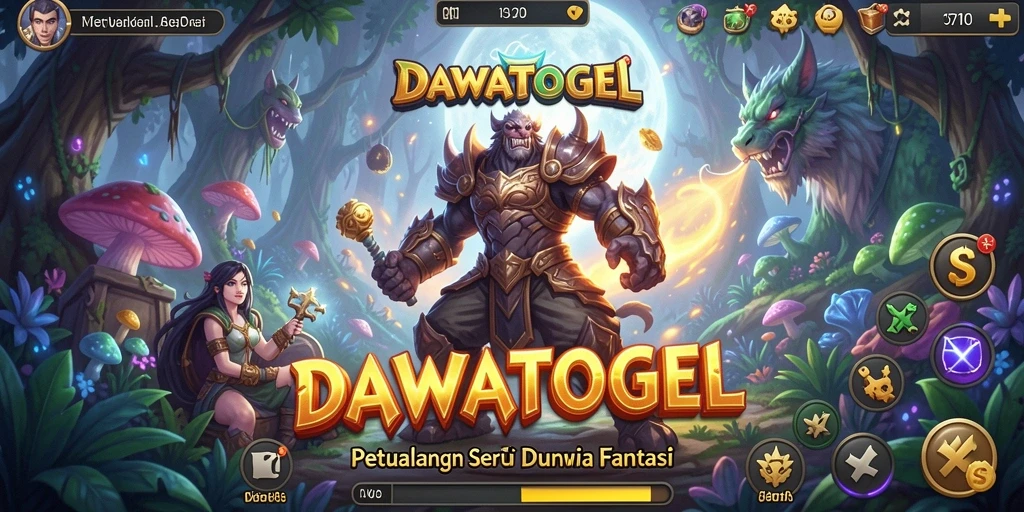 Screenshot gameplay DAWATOGEL menampilkan petualangan yang mendebarkan.