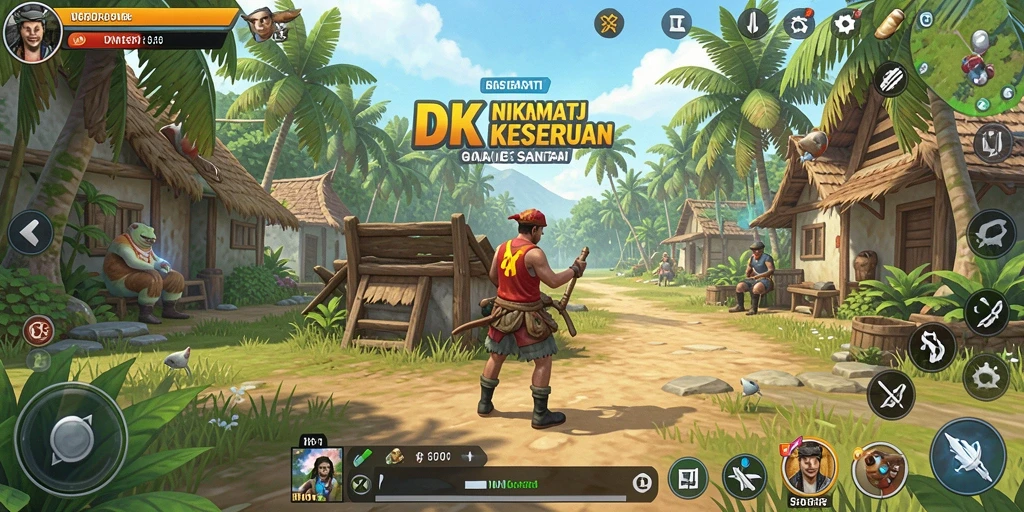 Screenshot DKK menampilkan gameplay yang ceria dan menarik.