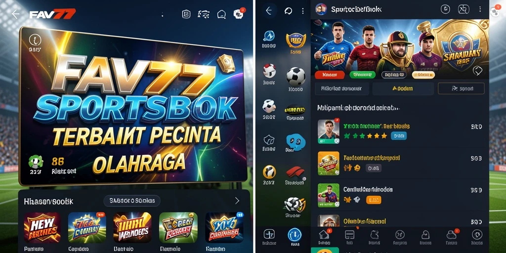 Screenshot FAV77 menampilkan pengalaman taruhan olahraga yang menarik.