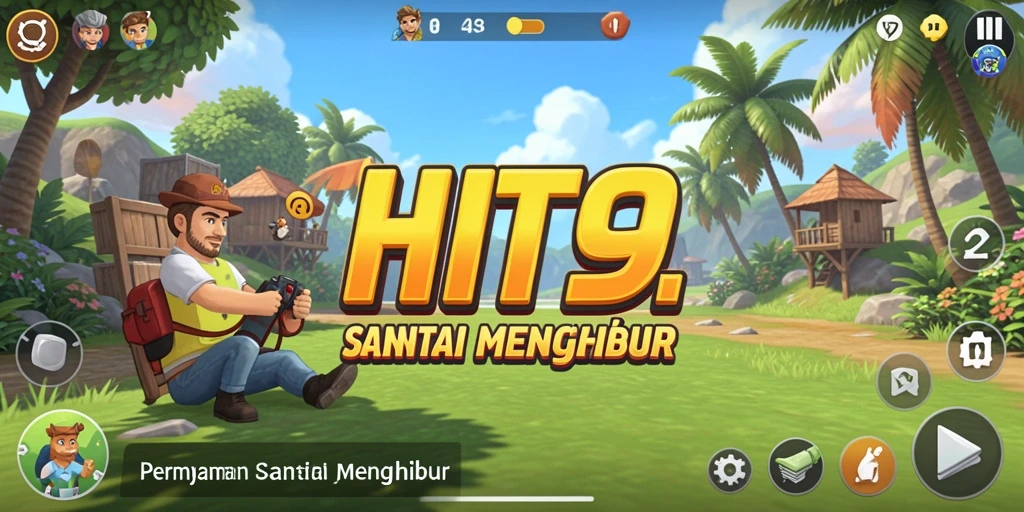 Tampilan gameplay HIT9 yang mengasyikkan dan penuh warna.