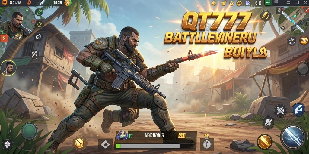 Tangkapan layar menunjukkan aksi seru dalam gameplay Battle Royale.
