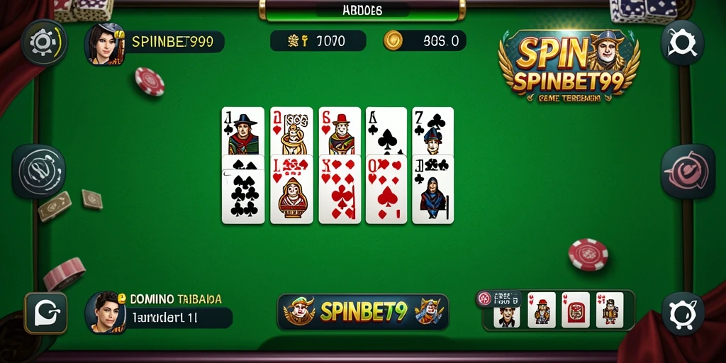 Tampilan menarik dari permainan Domino SPINBET99